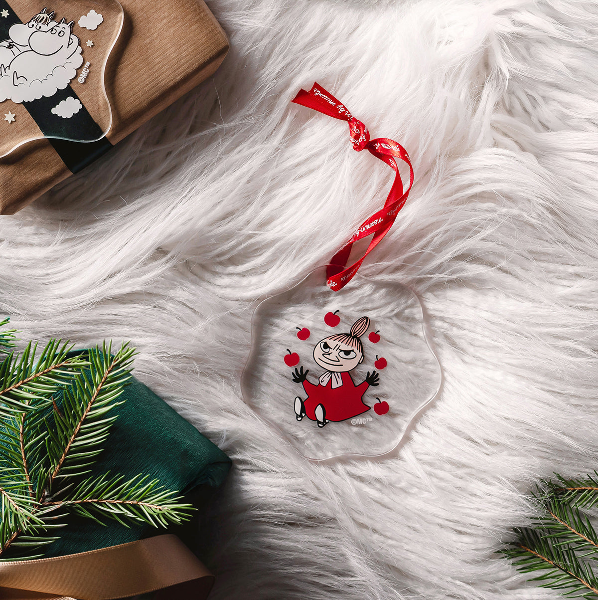 Muurla Moomin Little My Flat Glass Ornament