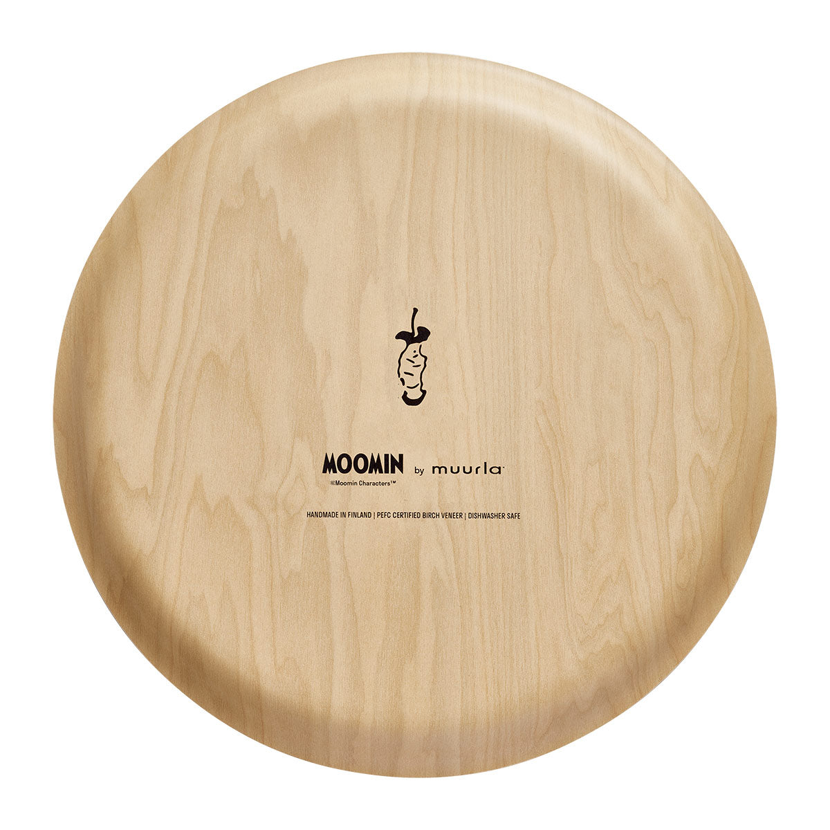 Muurla Moomin Joyful Apples Yellow / Green Round Tray