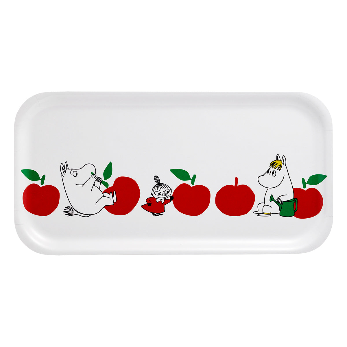 Muurla Moomin Joyful Apples White / Red Large Tray