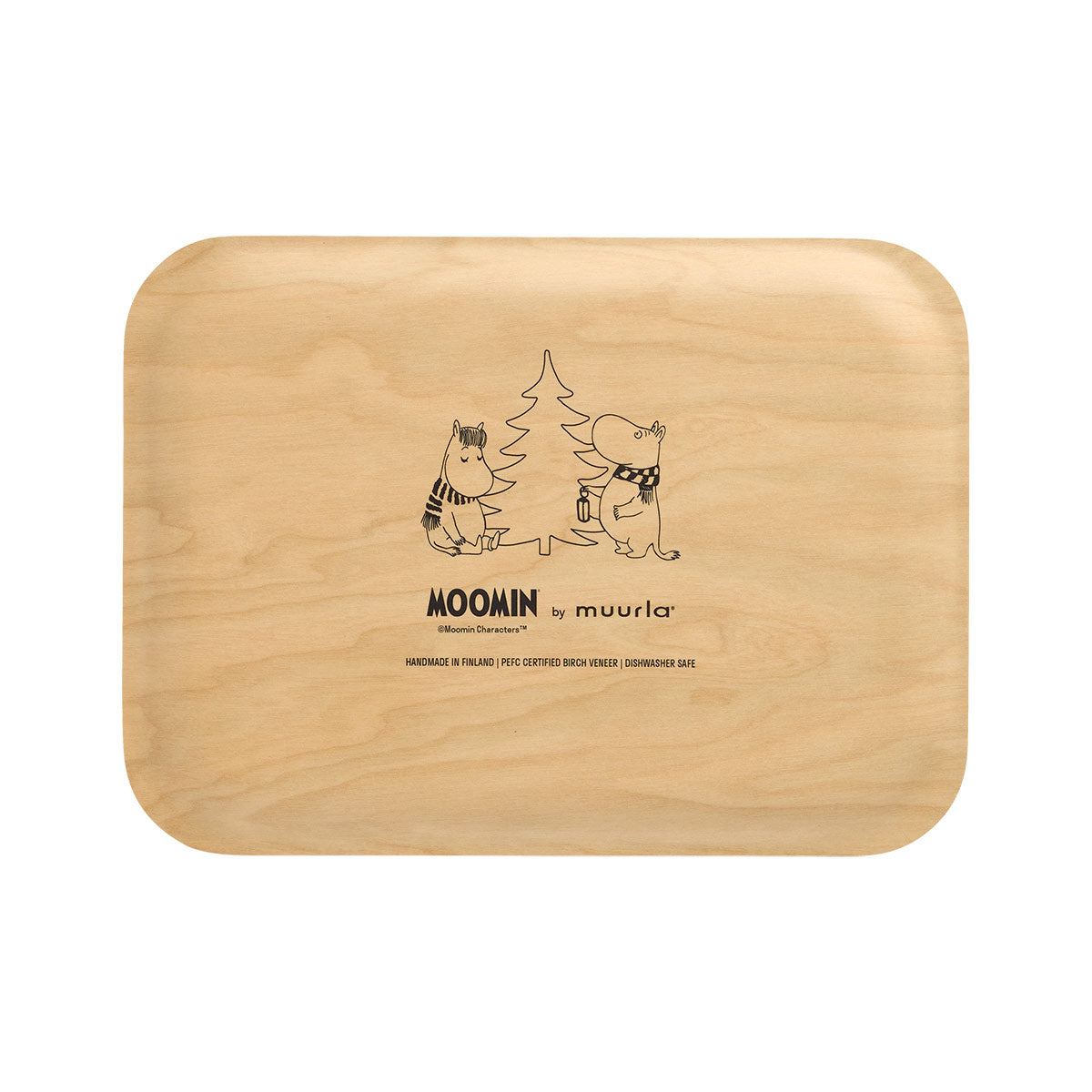 Muurla Moomin Snowfall Lilac / White Tray