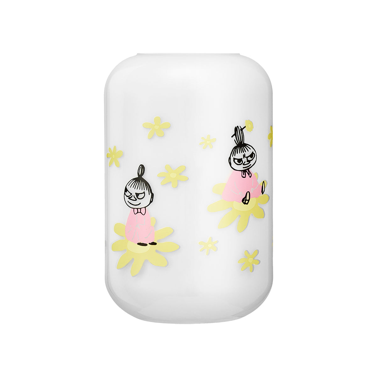 Muurla Moomin Flowers Little My White / Multi Small Glass Vase