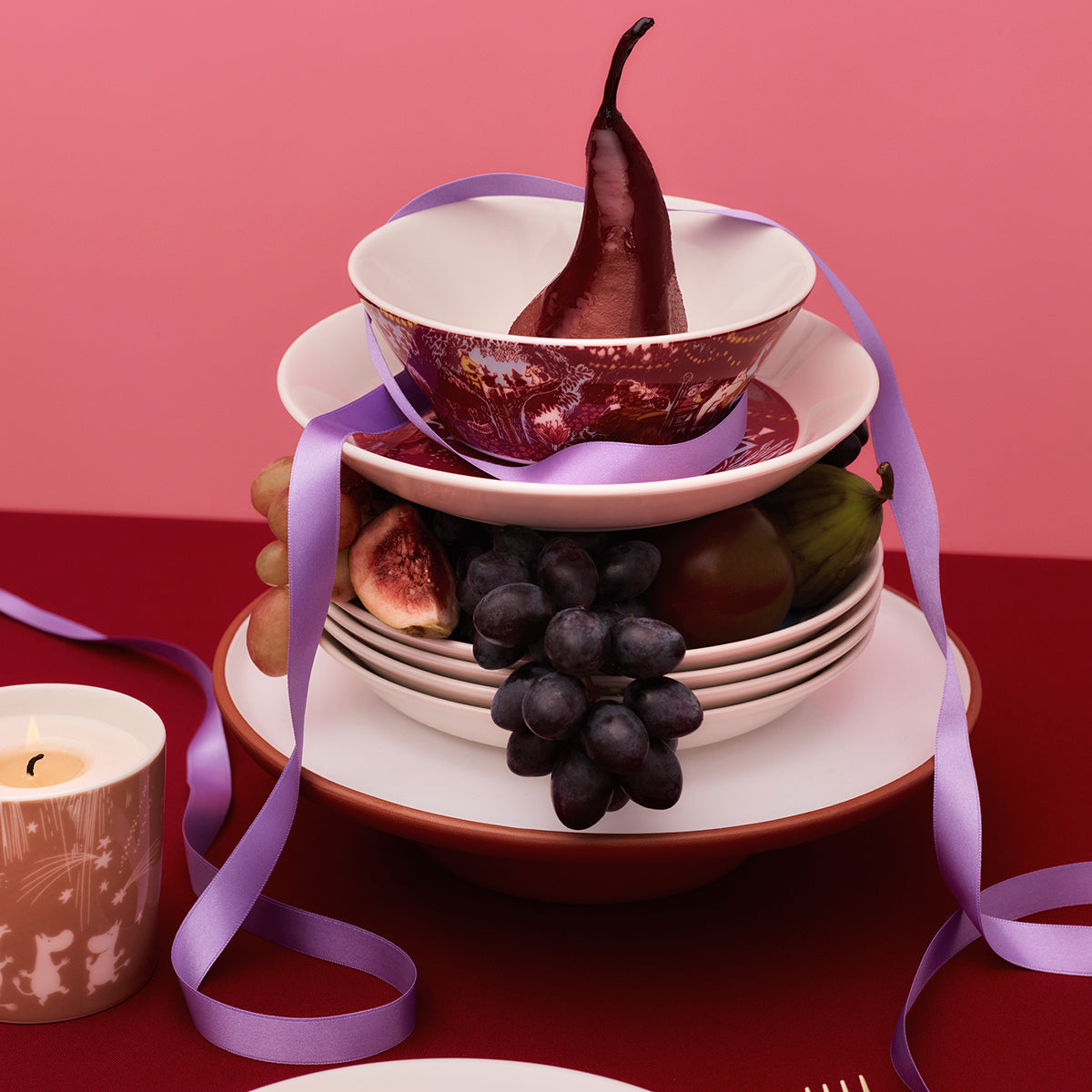 Arabia Moomin Festive Moments Bowl - 80th Anniversary