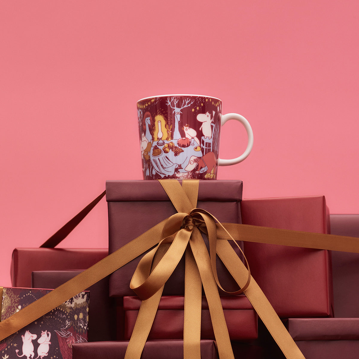 Arabia Moomin Festive Moments Mug - 80th Anniversary