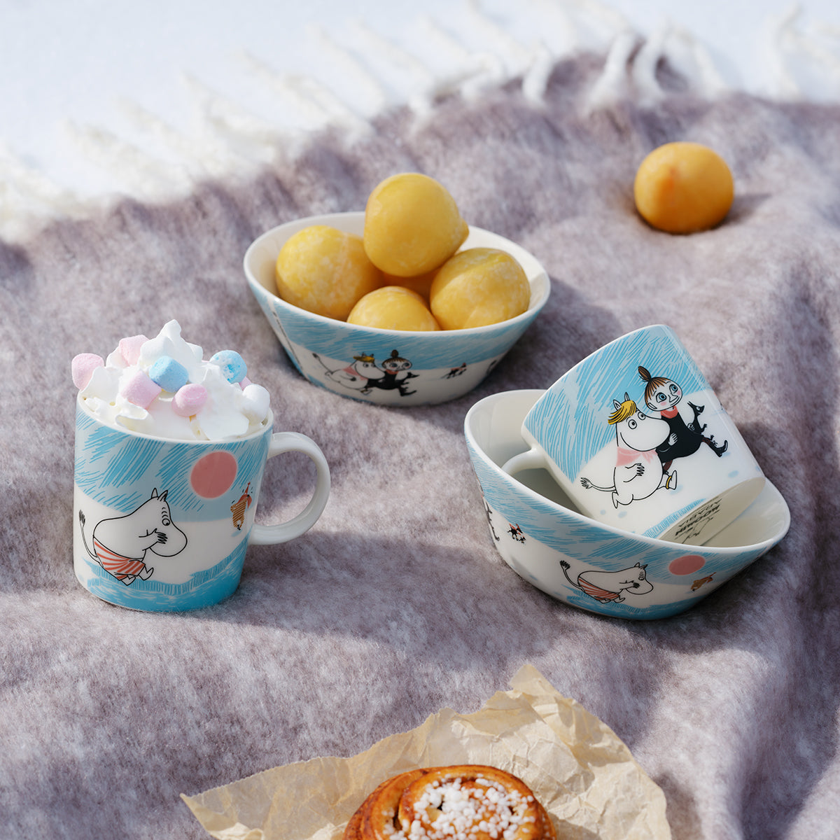 Arabia Moomin Ice Swimming Bowl - 2025 Winter Bowl