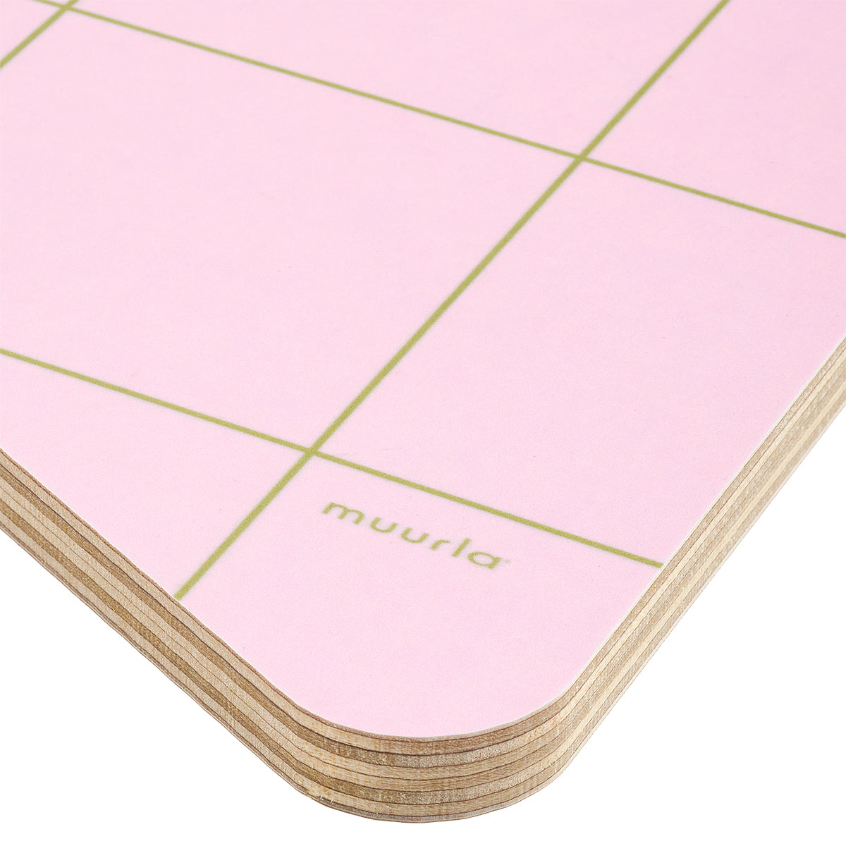 Muurla Birdy Light Pink / Natural Reversible Chop & Serve Board