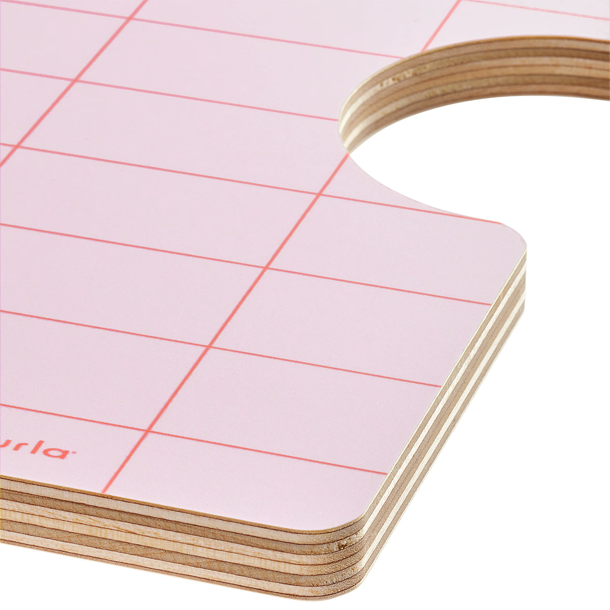 Muurla Elephant Light Pink / Natural Reversible Chop & Serve Board