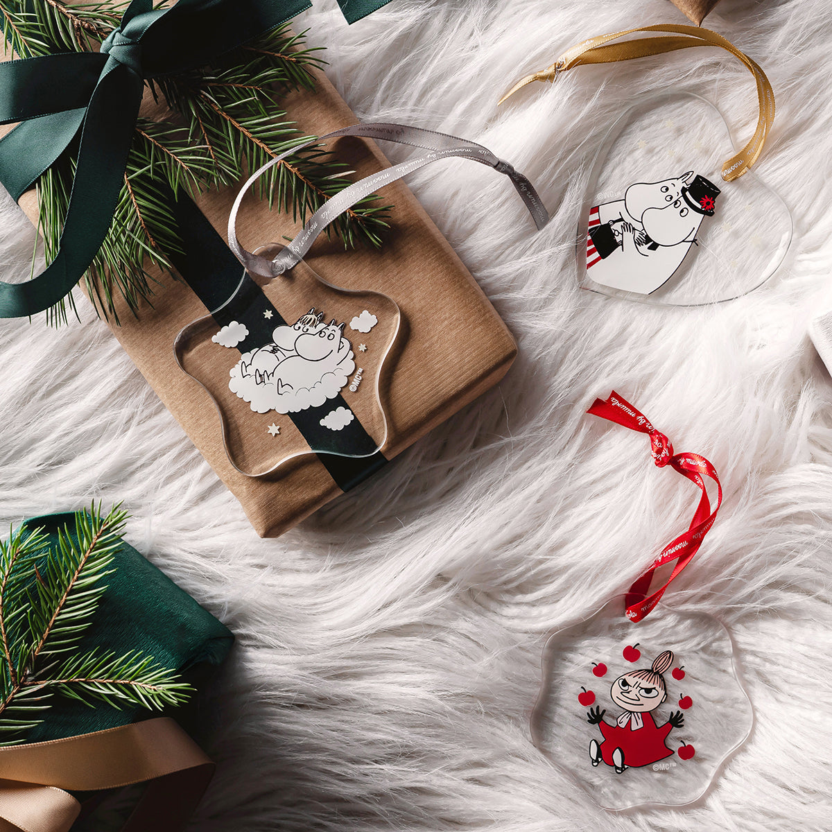 Muurla Moomin Little My Flat Glass Ornament