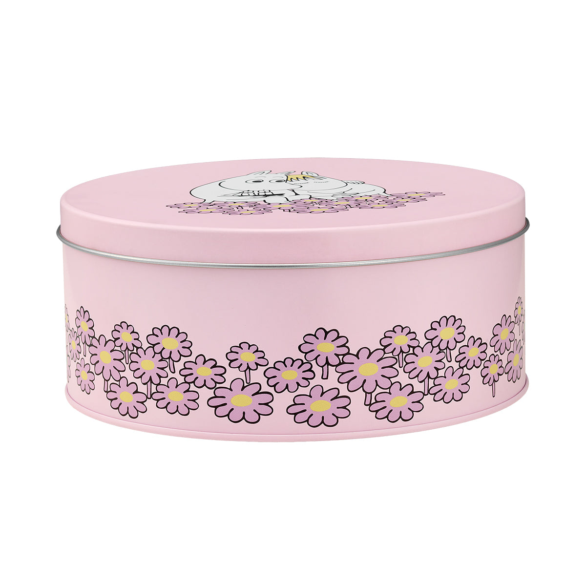 Muurla Moomin Together Pink Round Tin Jar