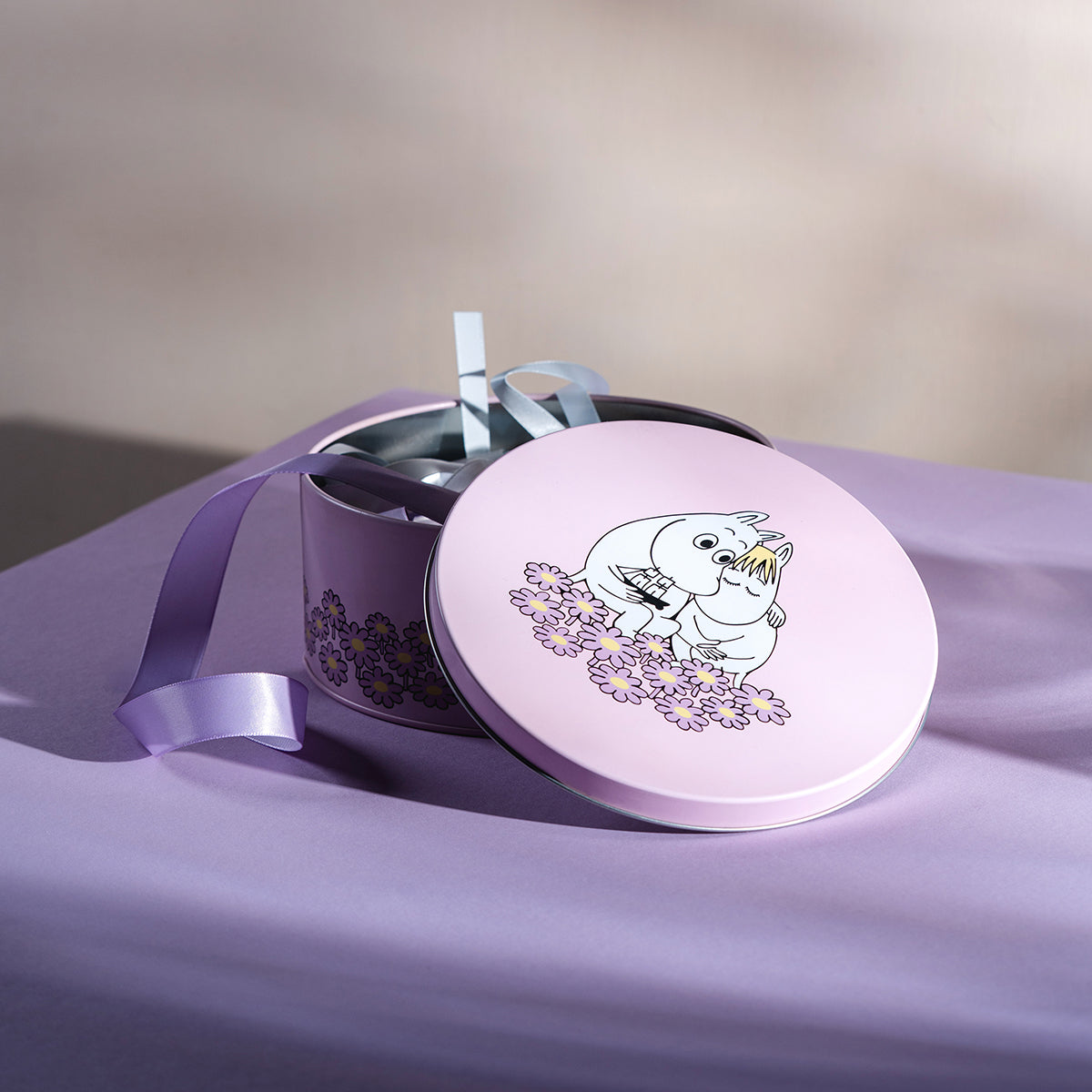Muurla Moomin Together Pink Round Tin Jar