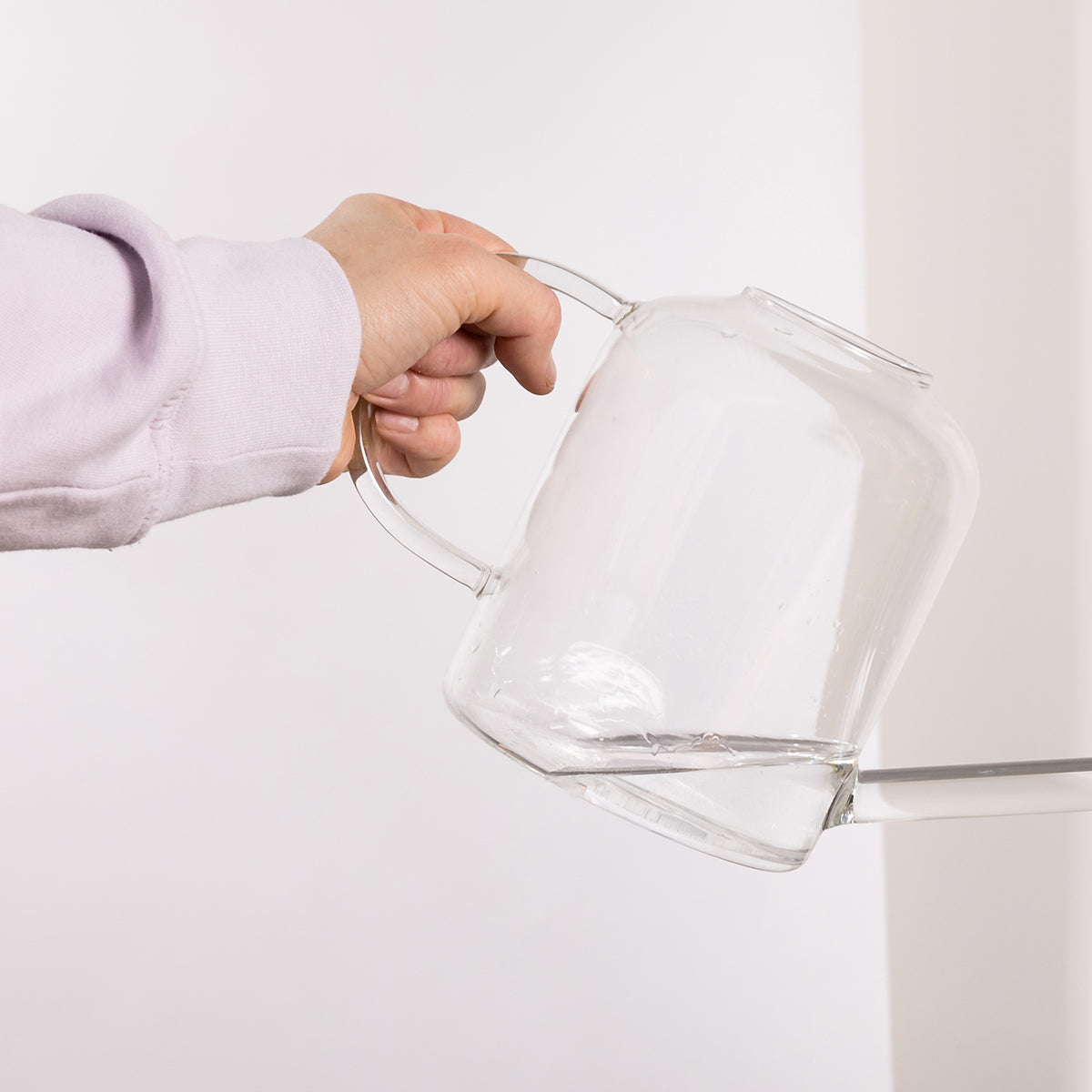 Muurla Clear Glass Watering Can