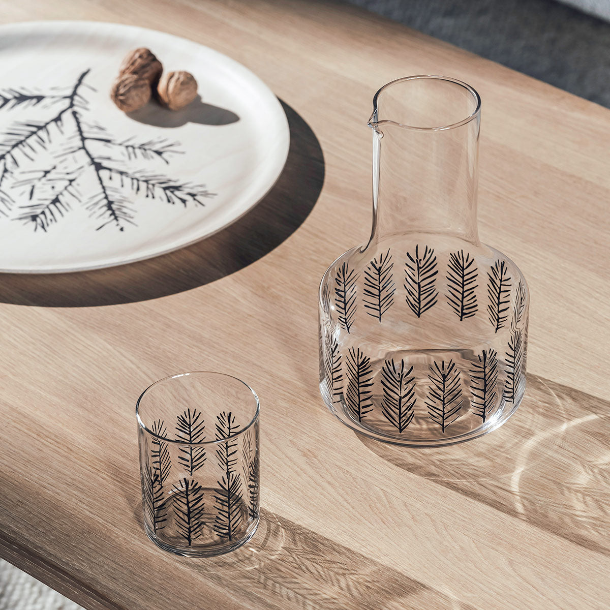 Muurla Teemu Jarvi Spruce Glass Pitcher