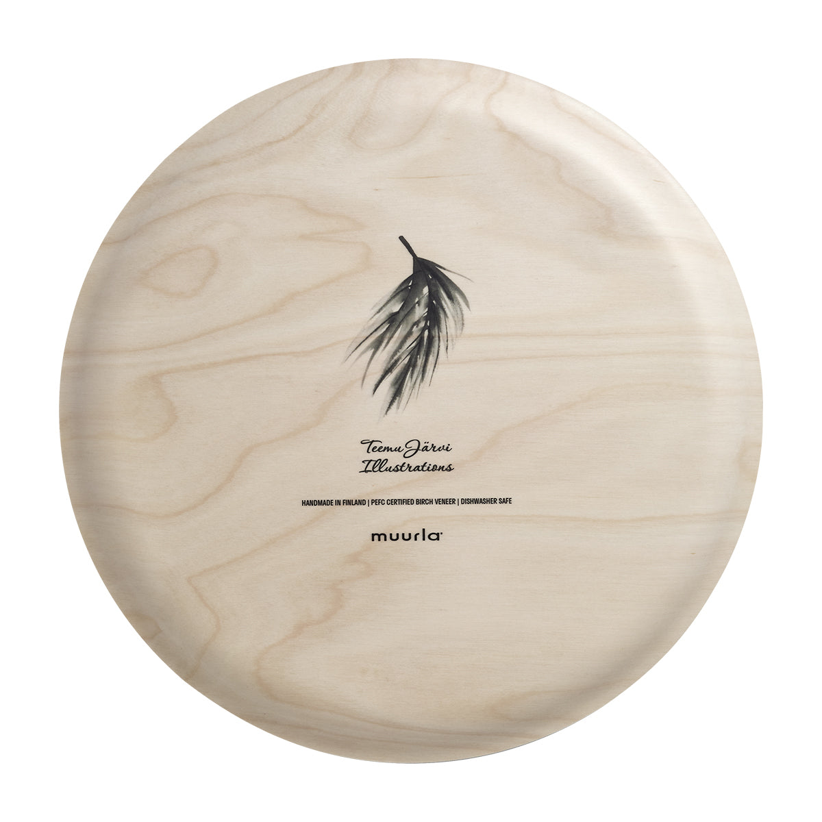 Muurla Teemu Jarvi Pine Round Tray