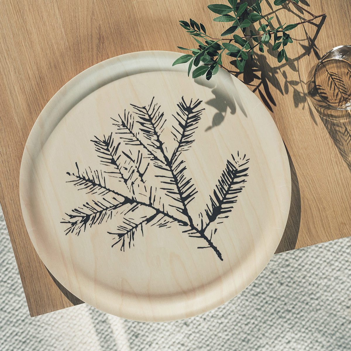 Muurla Teemu Jarvi Spruce Round Tray