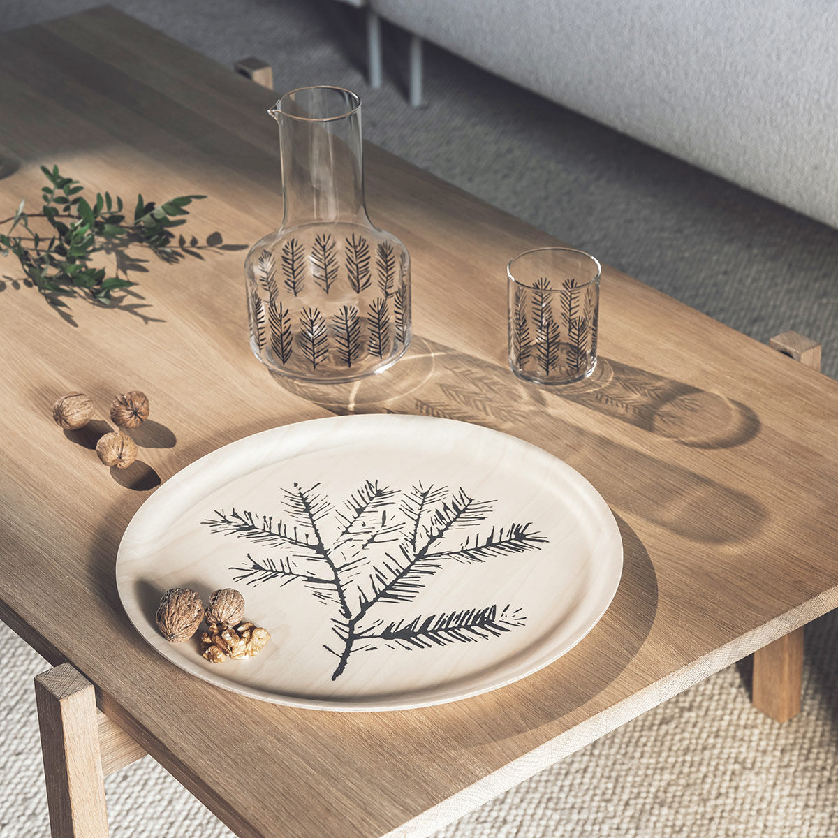 Muurla Teemu Jarvi Spruce Round Tray