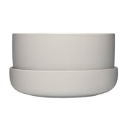 iittala Nappula Pale Grey Large Plant Pot w/ Saucer