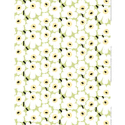 Marimekko Pieni Unikko Pear Green / White / Sand Cotton Fabric