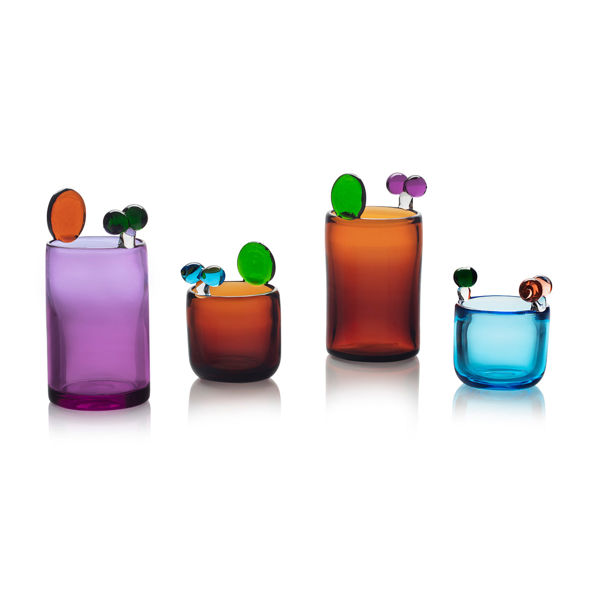 iittala PomPom Amethyst Glass Vase