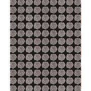 Marimekko Puketti Charcoal / White / Red Acrylic-Coated Cotton Fabric