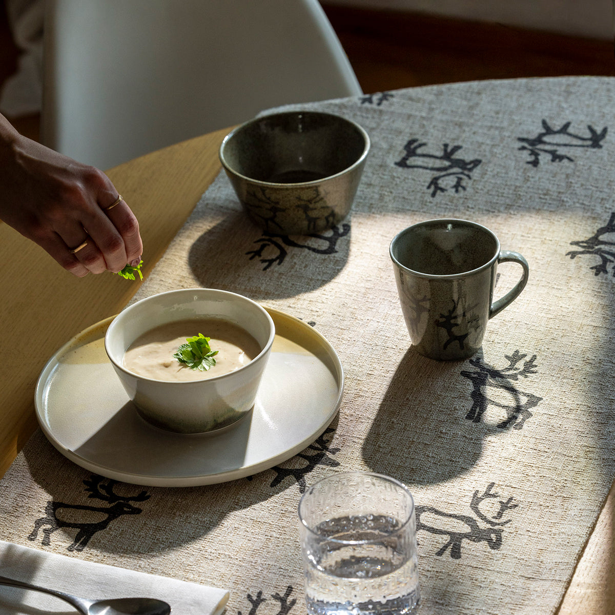 Pentik Saaga Grey Soup / Cereal Bowl