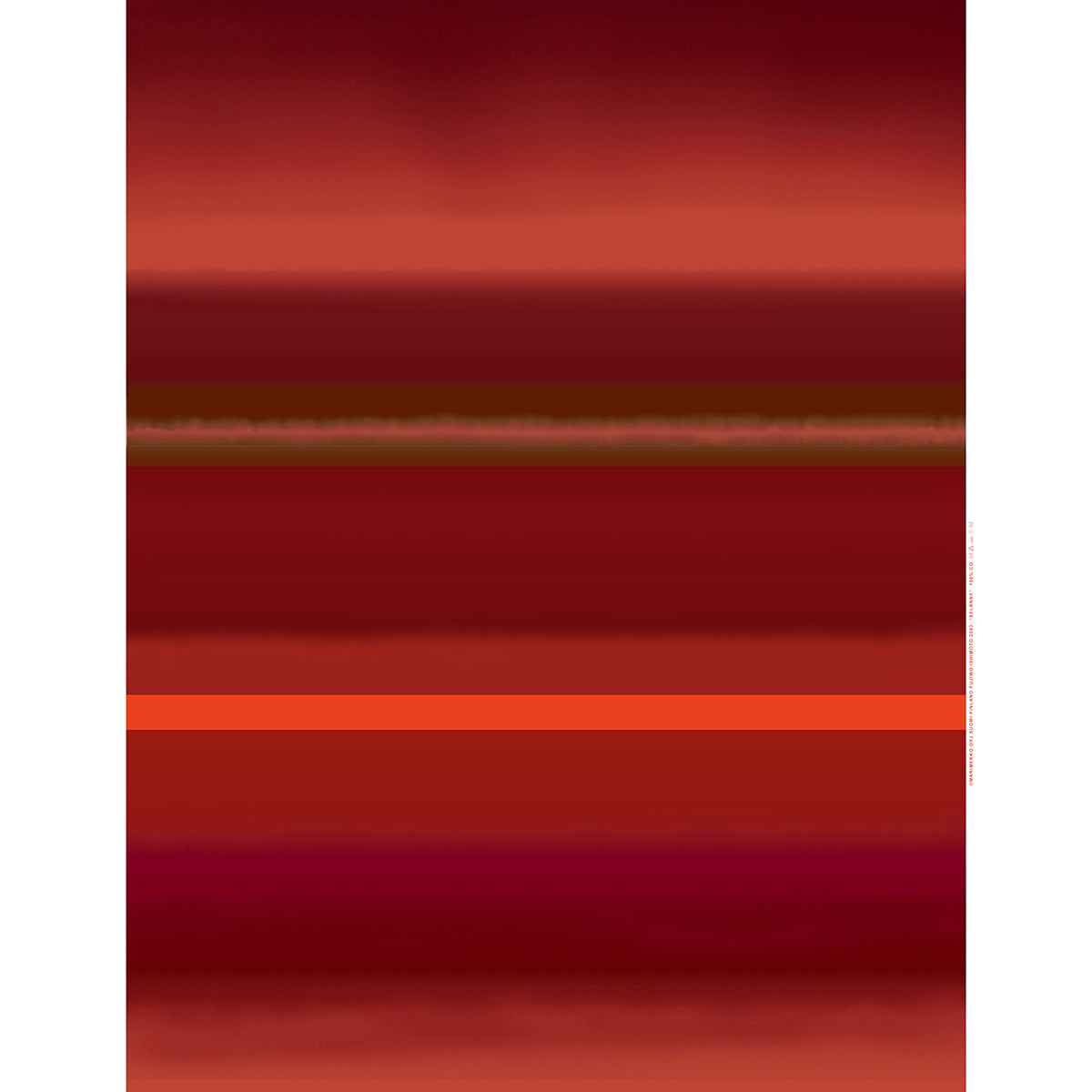 Marimekko Selanne Burgundy / Red Cotton Fabric