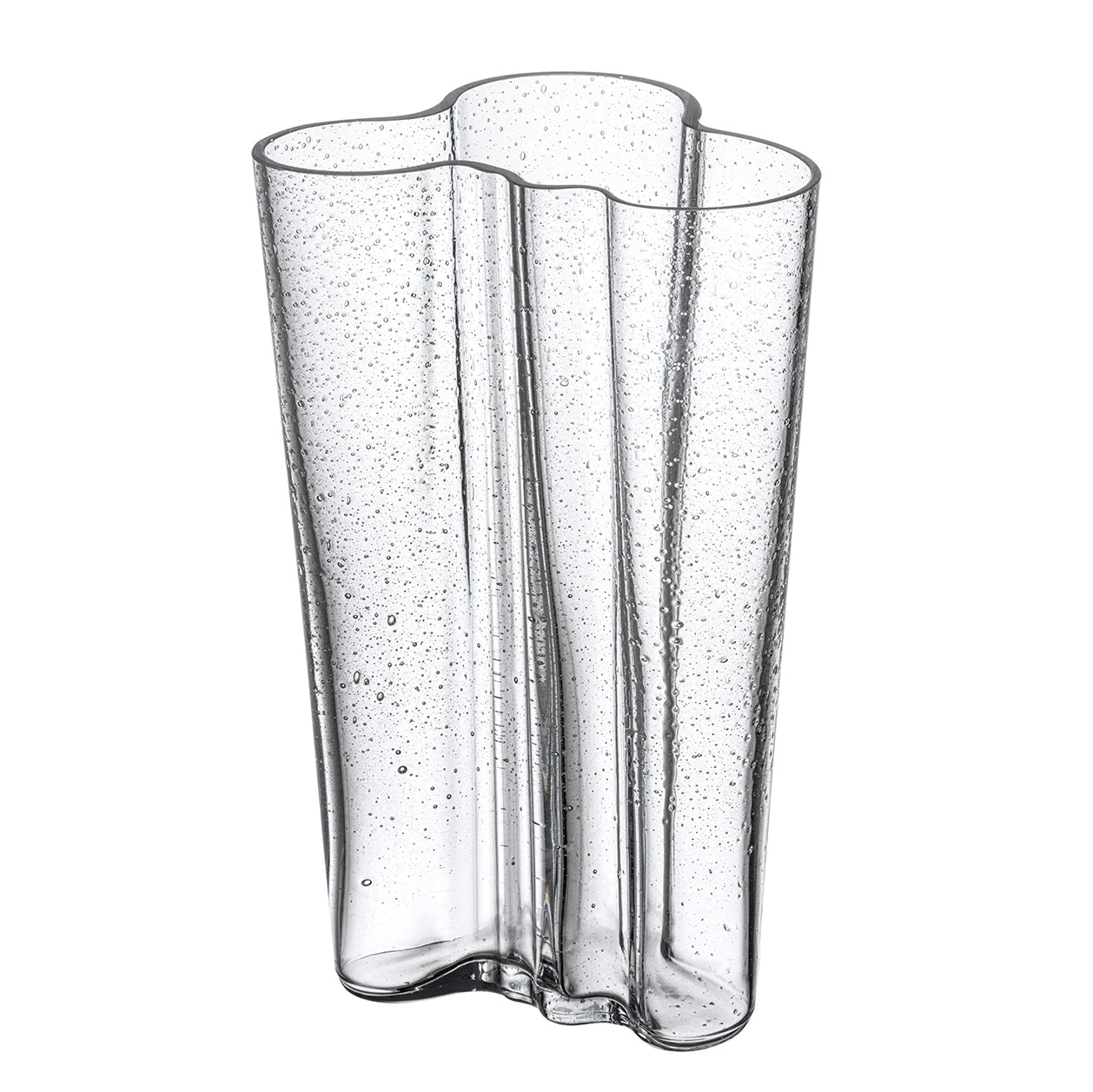 iittala Aalto Clear Bubble Glass Anniversary Vase - 8"