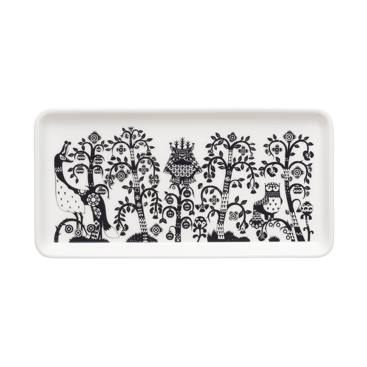 iittala Taika Black Rectangle Plate