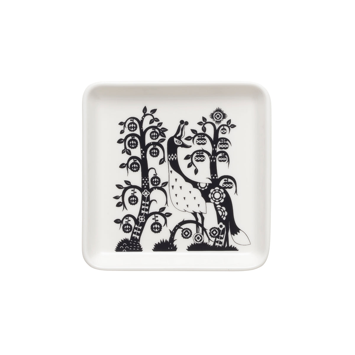 iittala Taika Black Small Square Plate