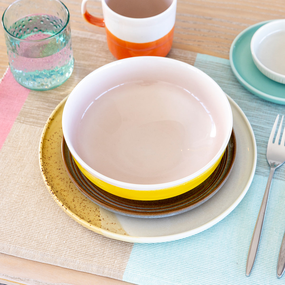 Pentik Tuntu Turquoise / Light Brown / Multi Placemat