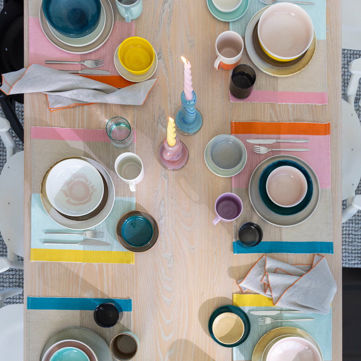 Pentik Tuntu Turquoise / Light Brown / Multi Placemat