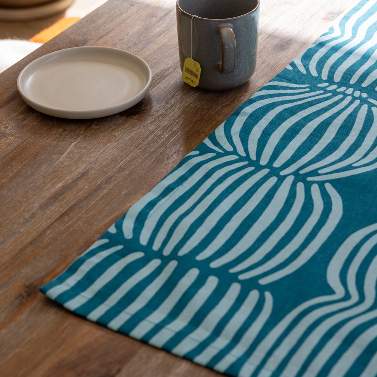 Pentik Vilja Turquoise Table Runner