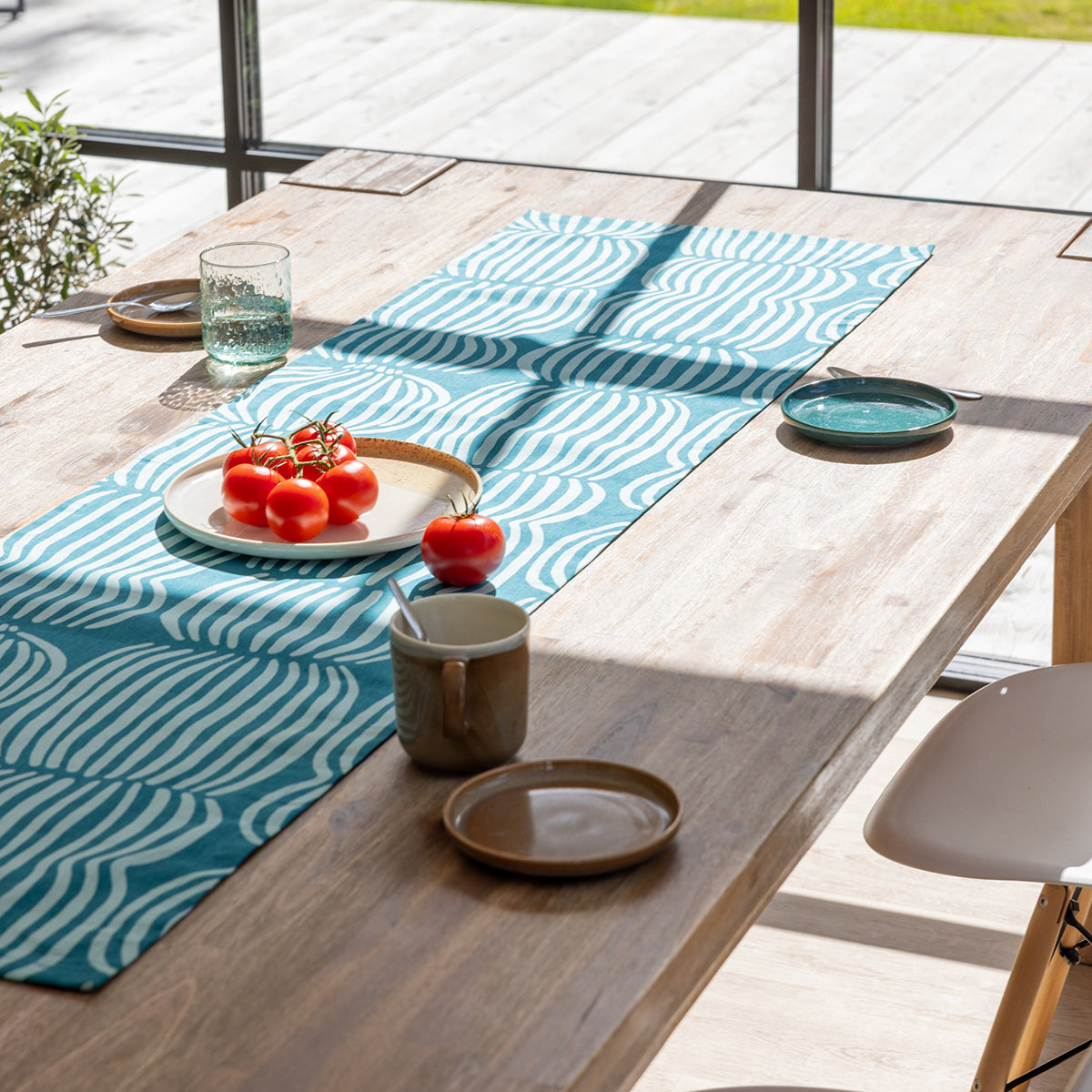 Pentik Vilja Turquoise Table Runner