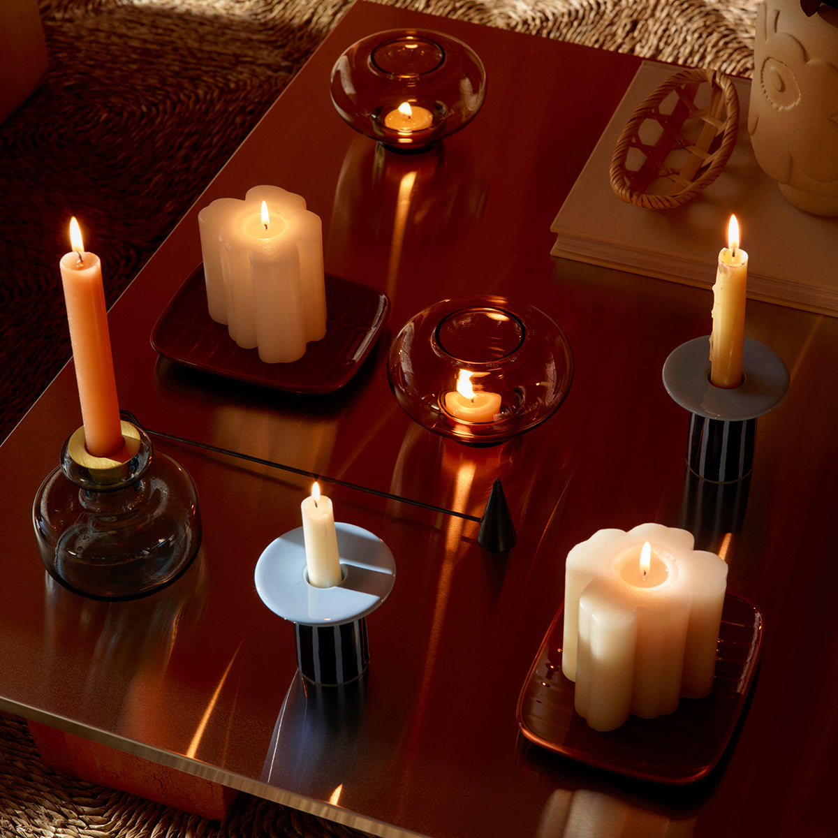Marimekko Unikko Shape White Candle