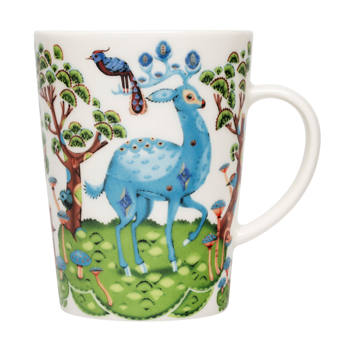 iittala Satumetsä Green / Blue Mug - 13-1/2 oz