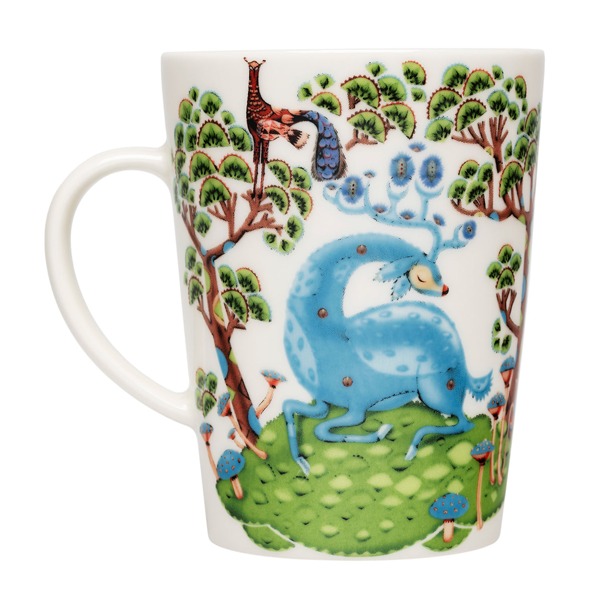iittala Satumetsä Green / Blue Mug - 13-1/2 oz