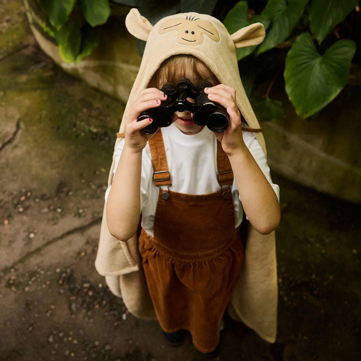 Finlayson Apina Light Brown Hooded Children's Towel