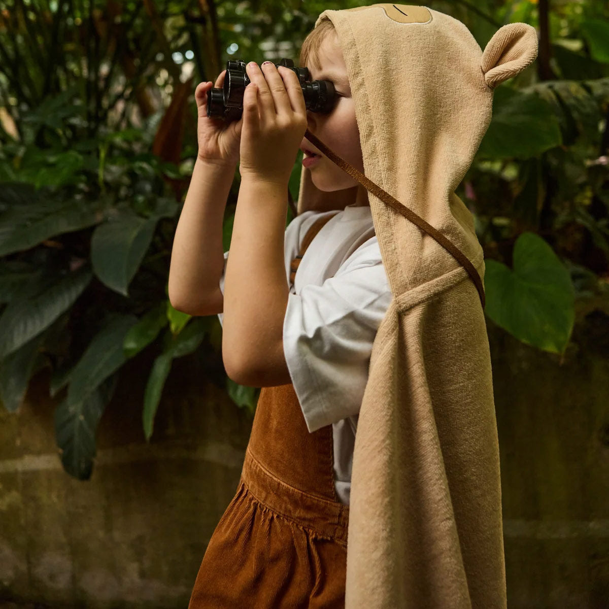Finlayson Apina Light Brown Hooded Children's Towel