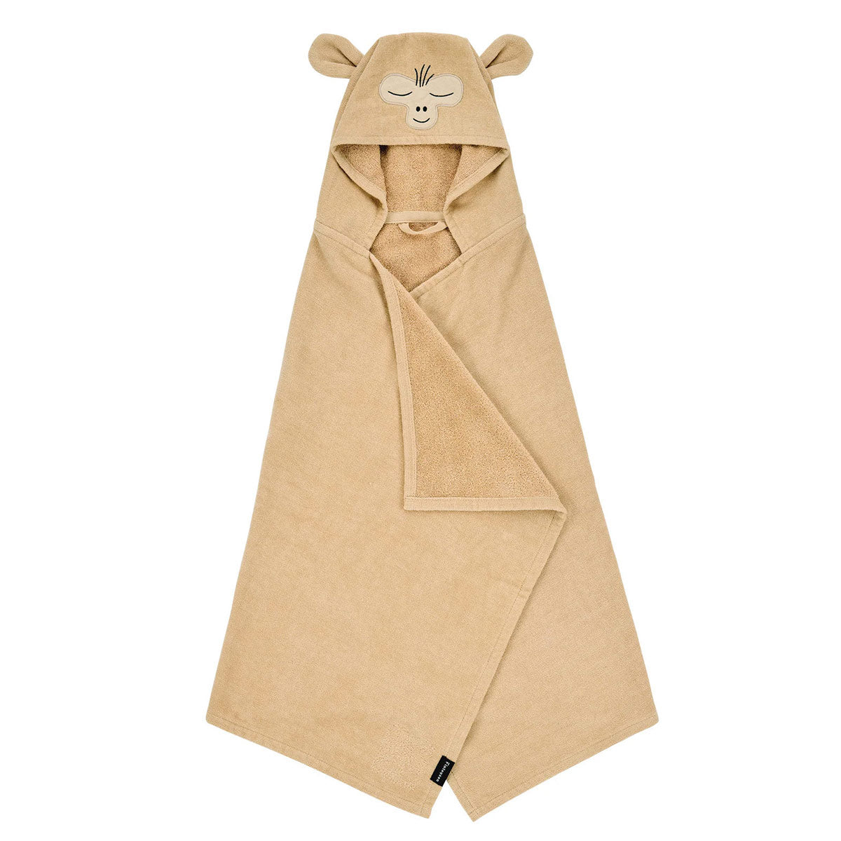 Finlayson Apina Light Brown Hooded Children's Towel