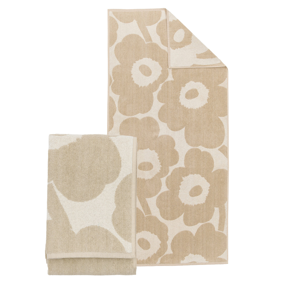 Marimekko Unikko Off White / Sand Towels
