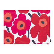 Marimekko Unikko Red / Pink Coated Placemat