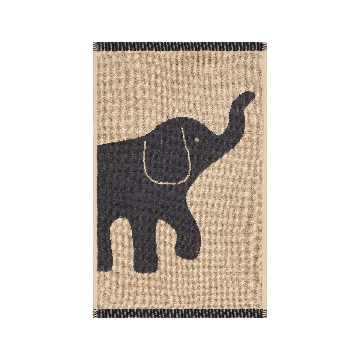 Finlayson Elefantti Vapaa Light Brown / Dark Grey Guest Towel