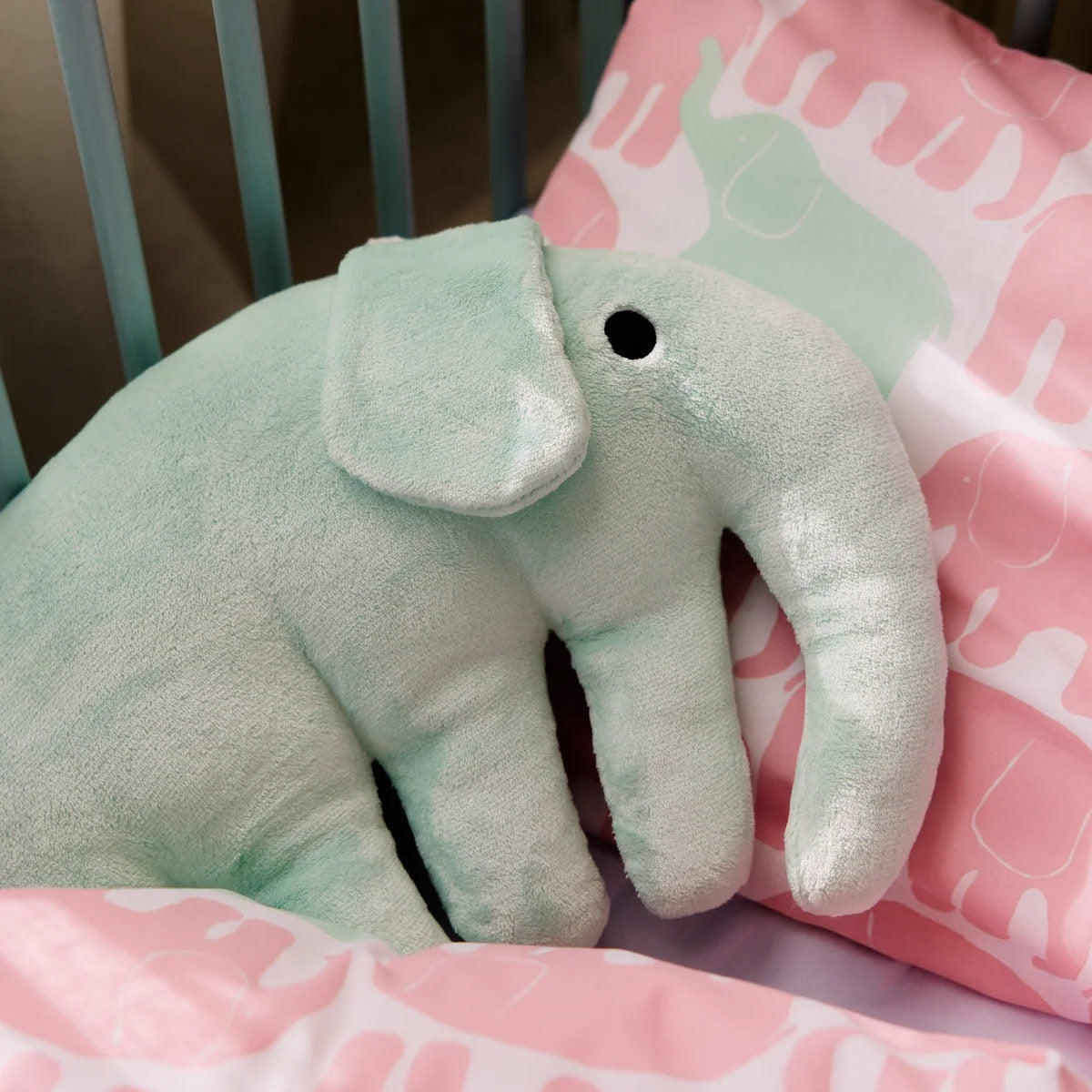 Finlayson Elefantti Mint Plush Pillow