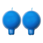 Festivo Blue Ball Candles - Set of 2