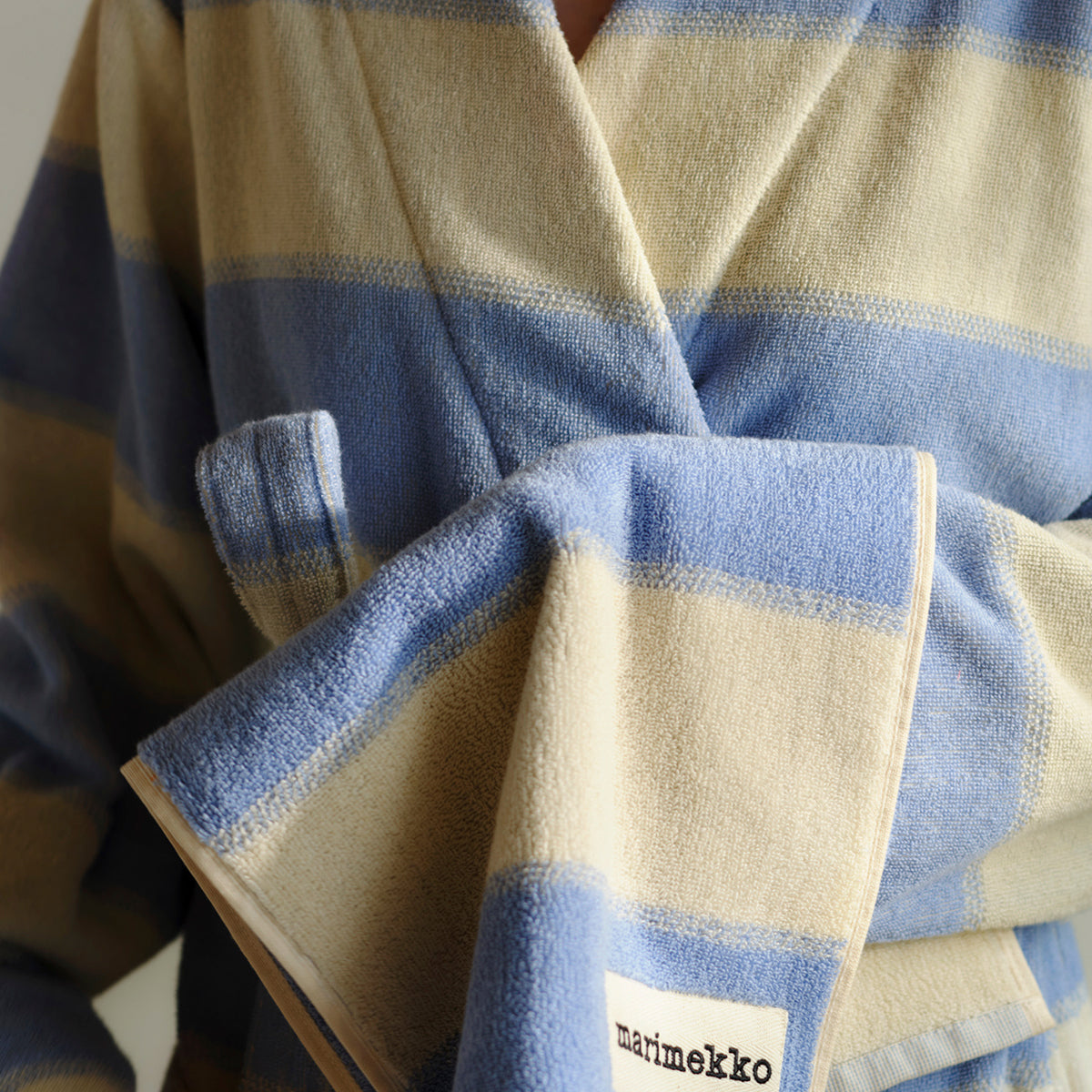 Marimekko Galleria Light Blue / Sand Guest Towel