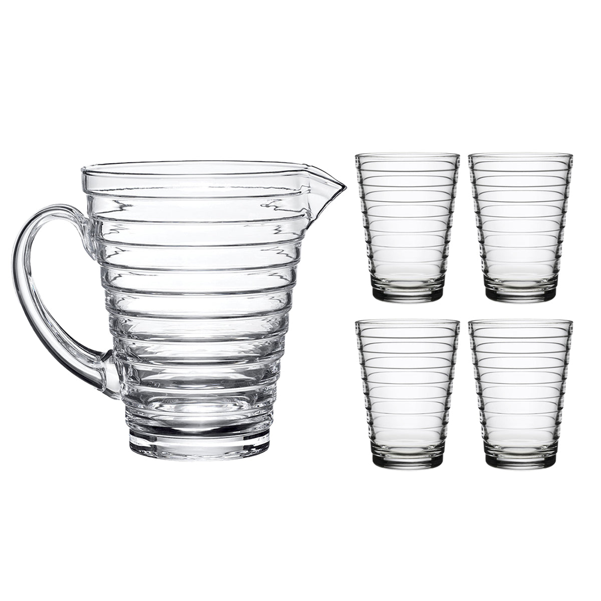 iittala Aino Aalto Pitcher and Tumblers Set