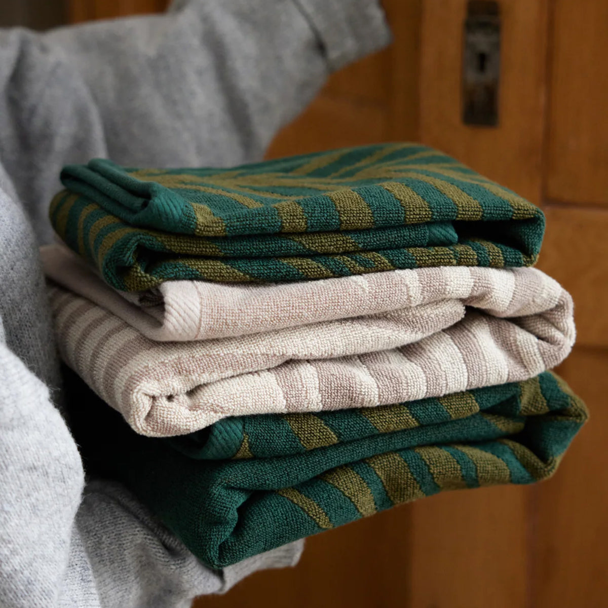 Finlayson Ikimetsa Dark Green / Olive Hand Towel