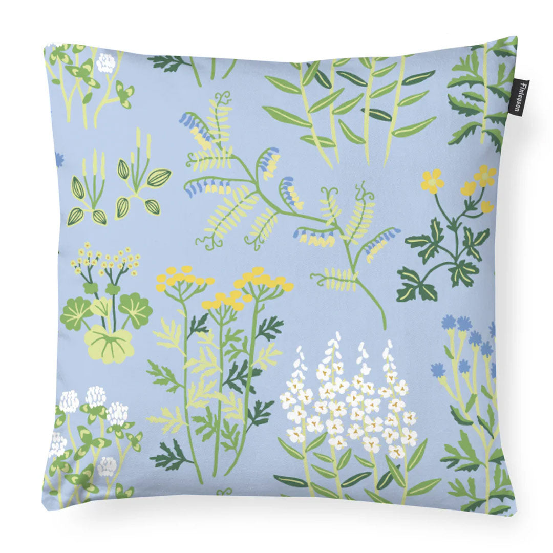 Finlayson Joutomaa Light Blue / Green / Yellow Throw Pillow