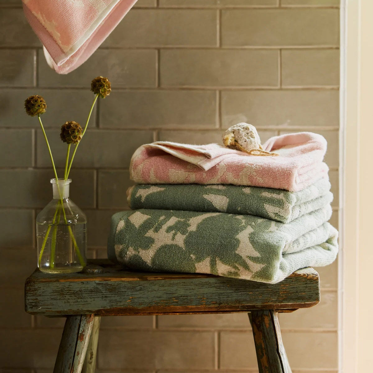 Finlayson Katveessa Sage / Off White Bath Towel