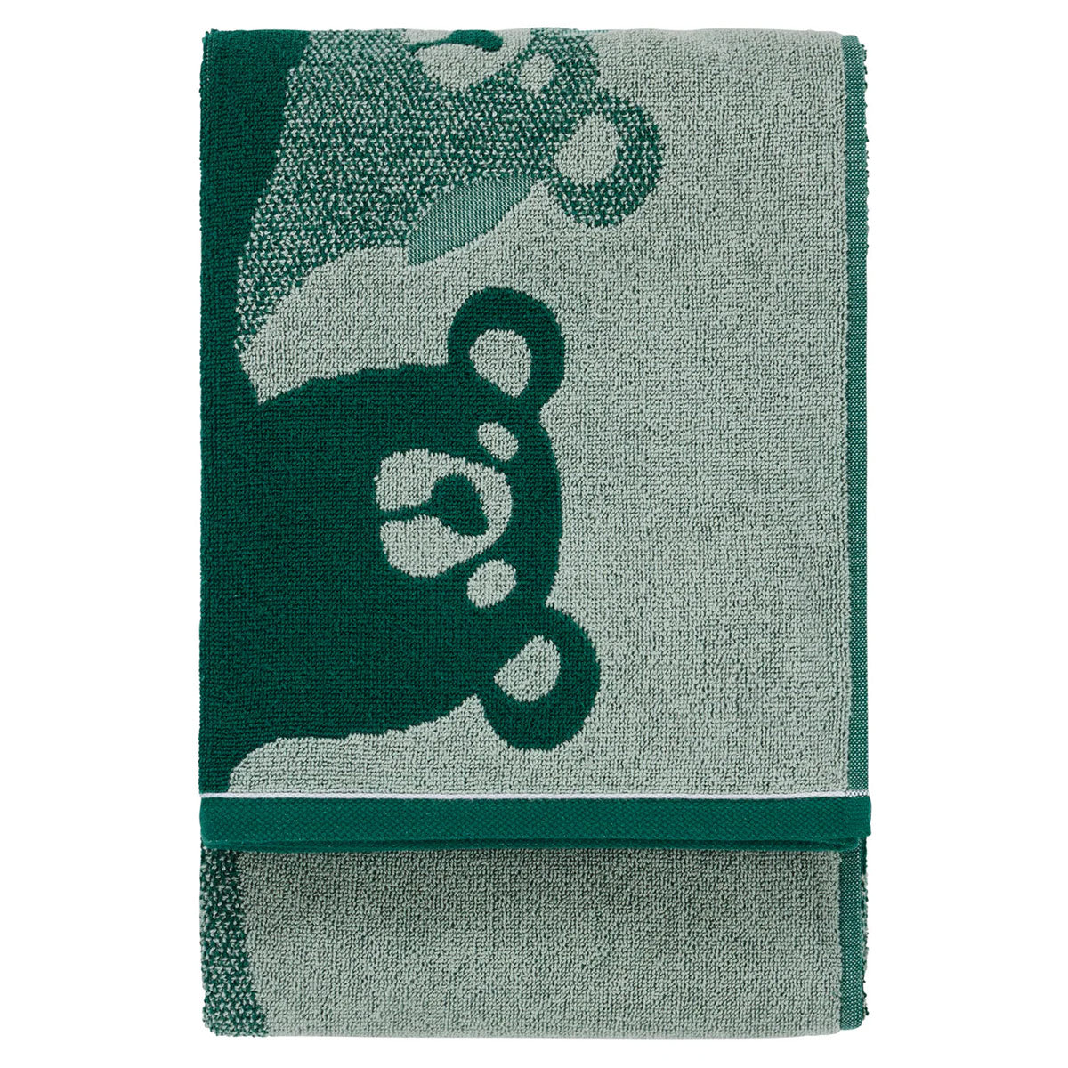 Finlayson Kopla Light Green / Dark Green Bath Towel