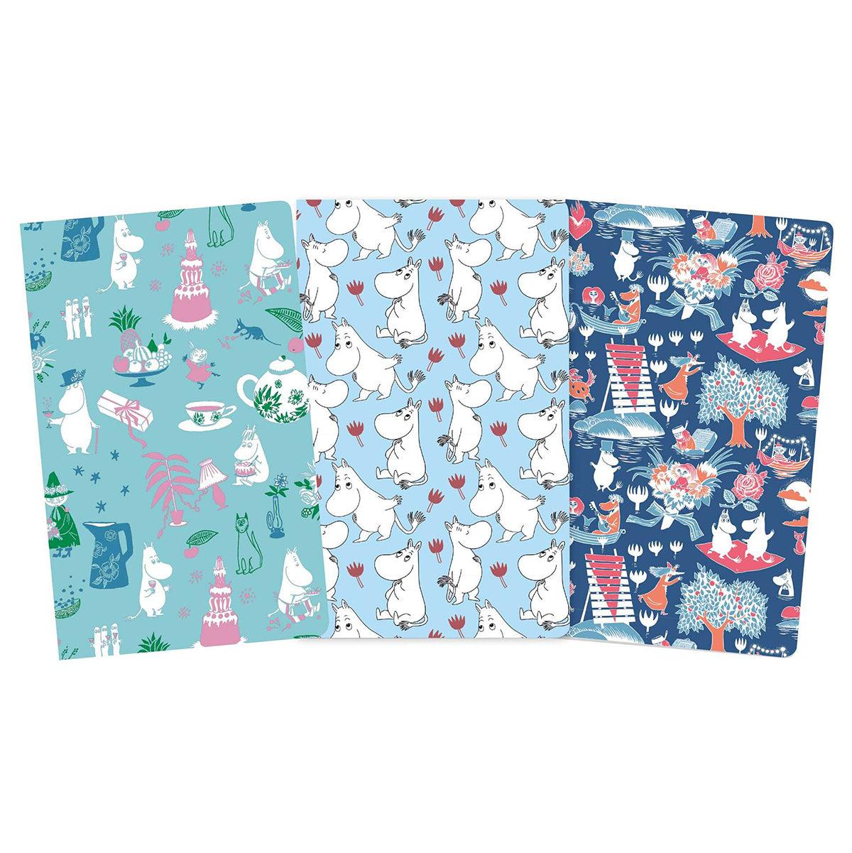 Moomin Classics Standard Notebooks - Set of 3
