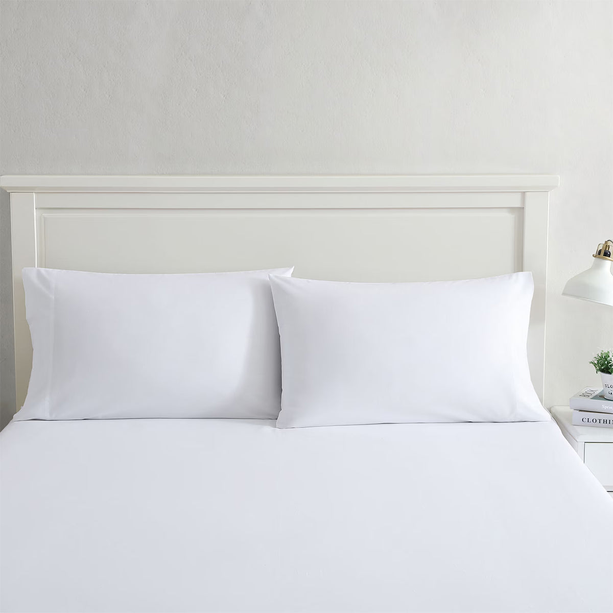 Nautica White Standard Pillowcase Set